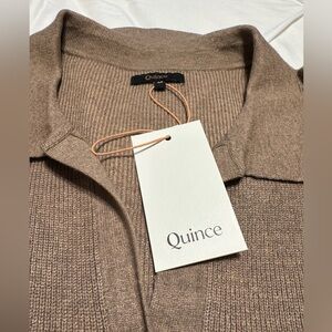 NWT Quince Eco Knit Midi Sweater Dress